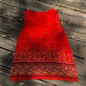 Old Navy Tops - Old Navy Orange Tank Top Floral Hippie Old Navy Tops - Old Navy Orange Tank Top Floral Hippie